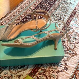 Kate Spade Silver Strappy Sandals